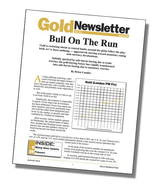 Brien Lundin –  Gold Newsletter